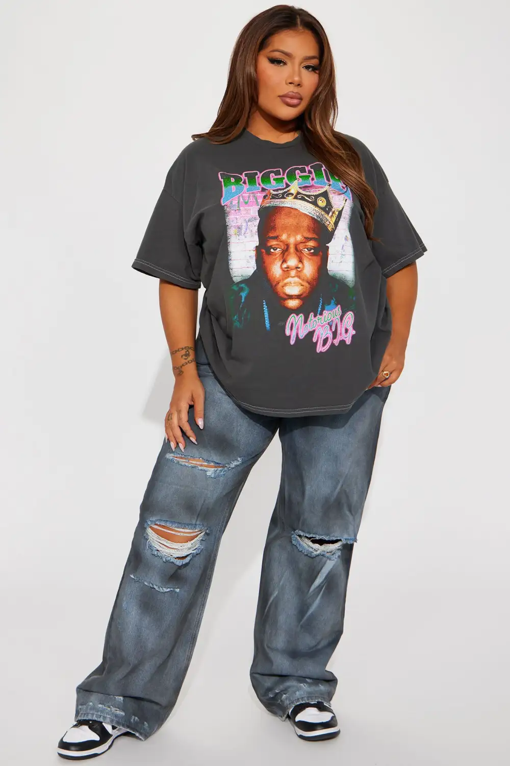 Sky's The Limit Biggie Tshirt - Black