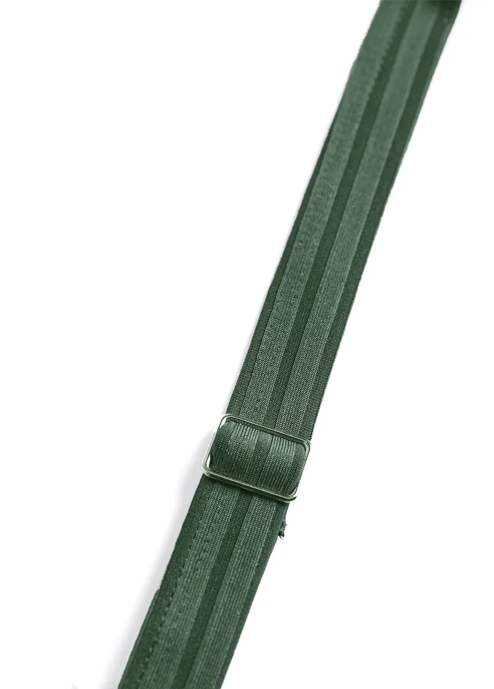 Surplice Tropical Plants Print Olive Green Tankini Set