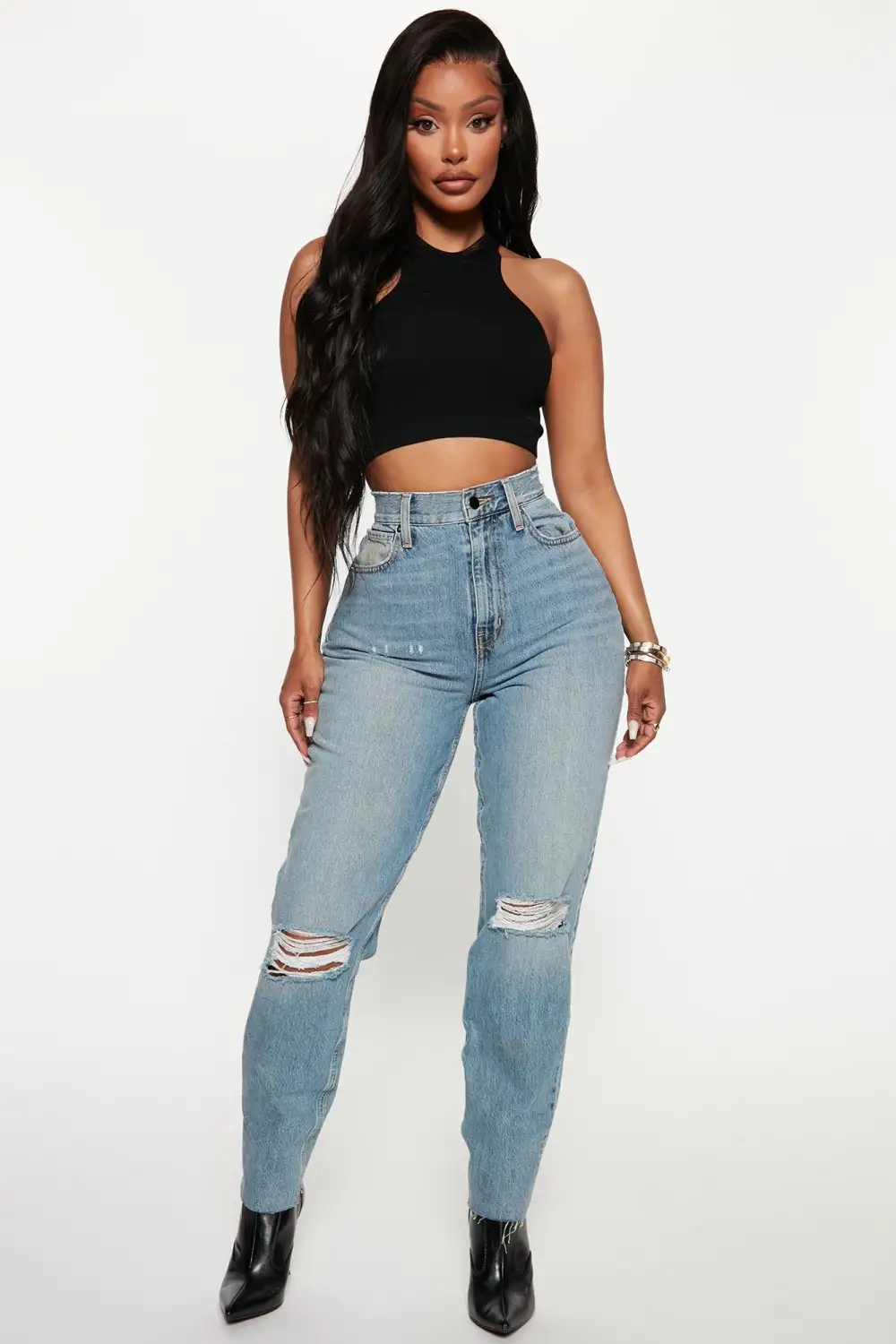 Model On Duty Top - Black