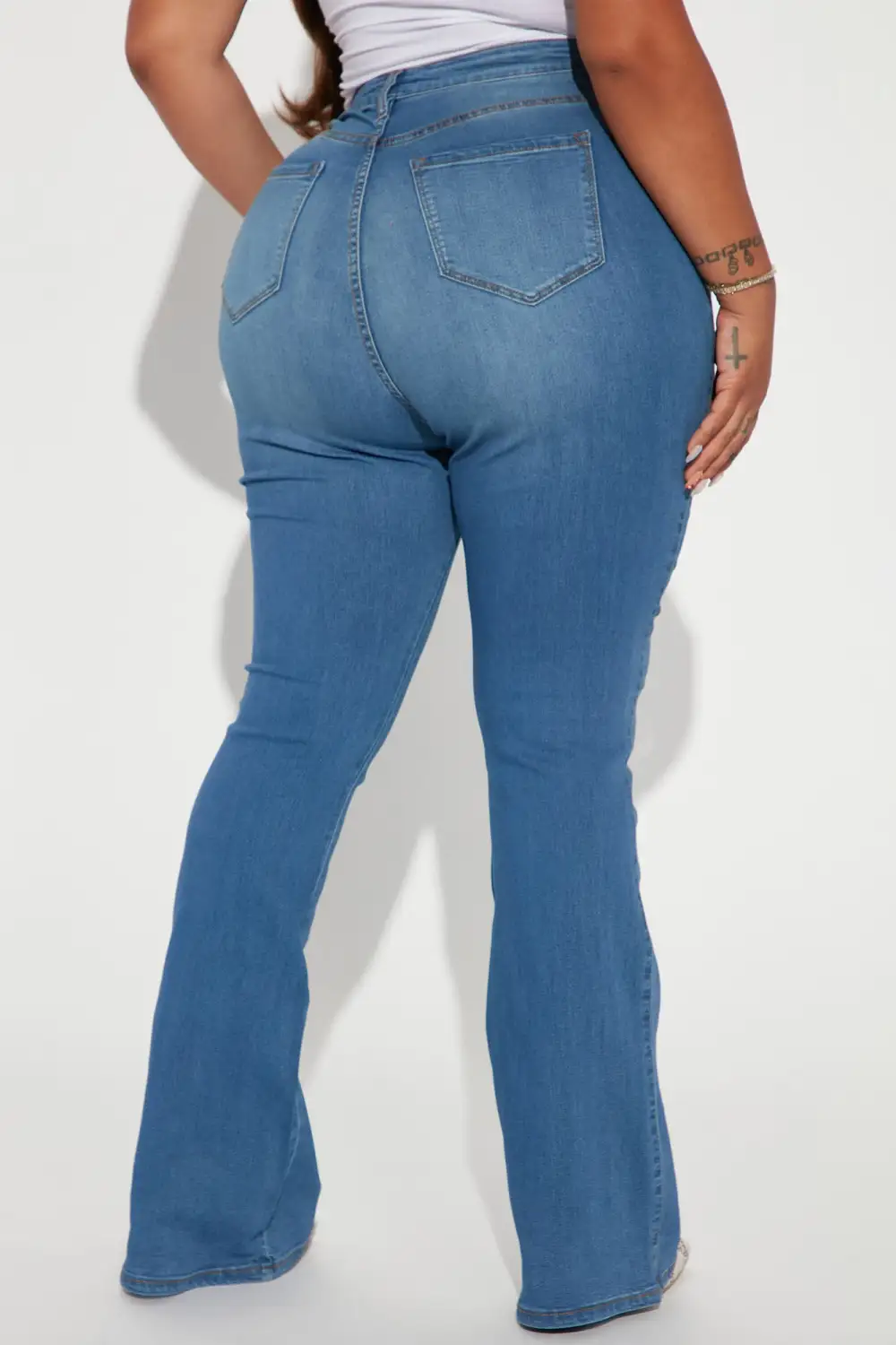 Deep In My Soul Flare Jeans - Light Wash