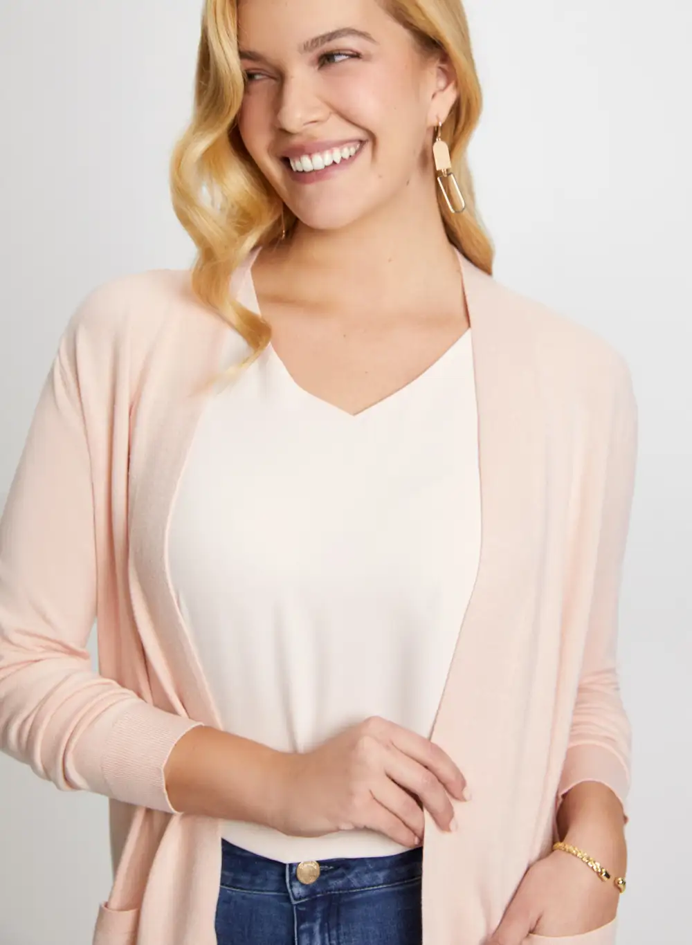 Mid-Length Cardigan