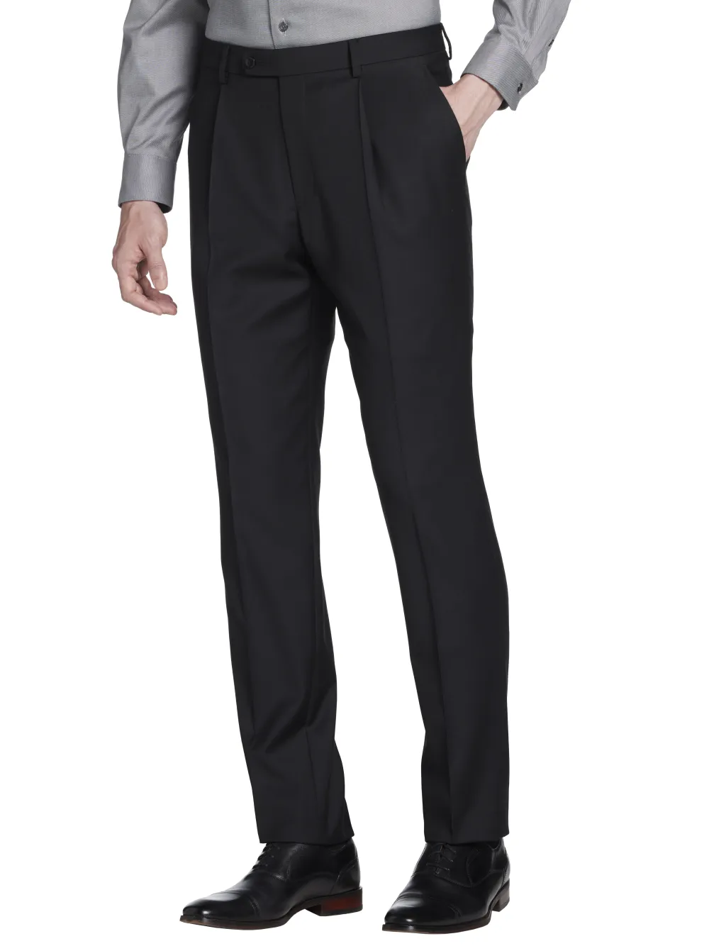 JOE Joseph Abboud Slim Fit Wool Blend Single Pleat Suit Pants