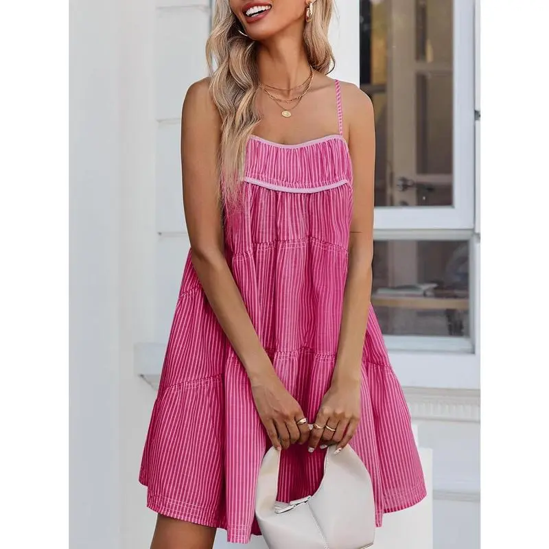 Women's Striped Mini Dress