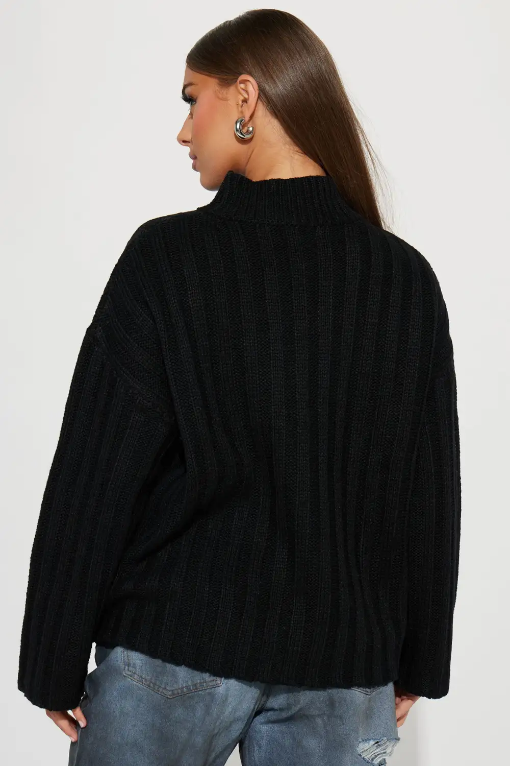 Talk It Up Sweater - Black