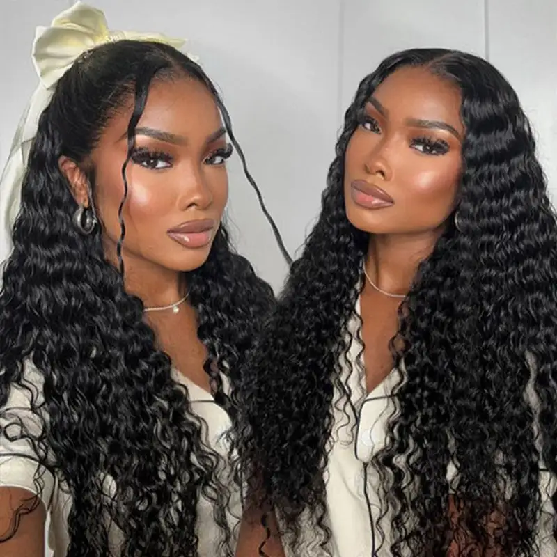 Deep Wave 13x6 Real HD Lace Undetactable BlendAway Full Lace Frontal Wig 100% Virgin Human Hair