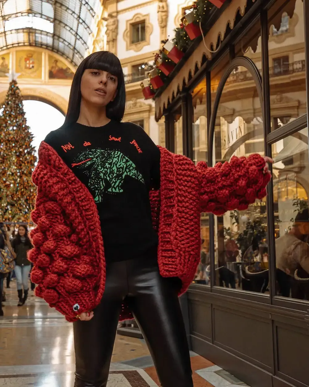 Bubble Sleeve Cardigan