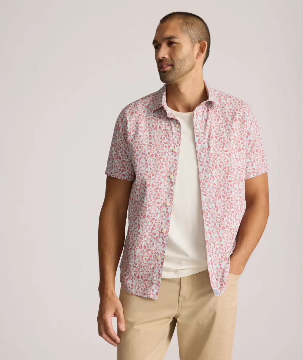 Vintage Wash Short-Sleeve Buchanan Shirt