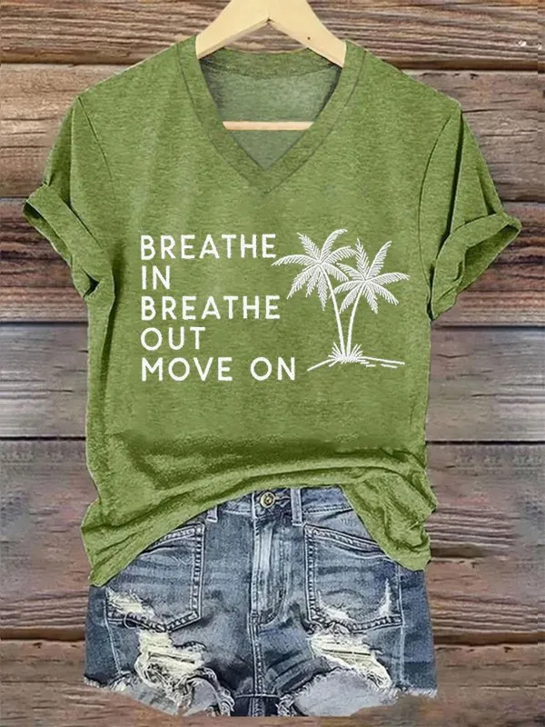 Women's Retro If We Weren'T All Crazy We Would Just Go Insane Print T-Shirt