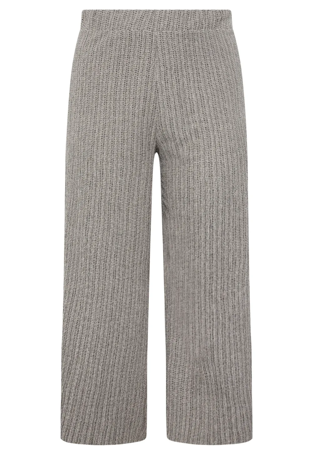 YOURS Curve Grey Wide Leg Trousers