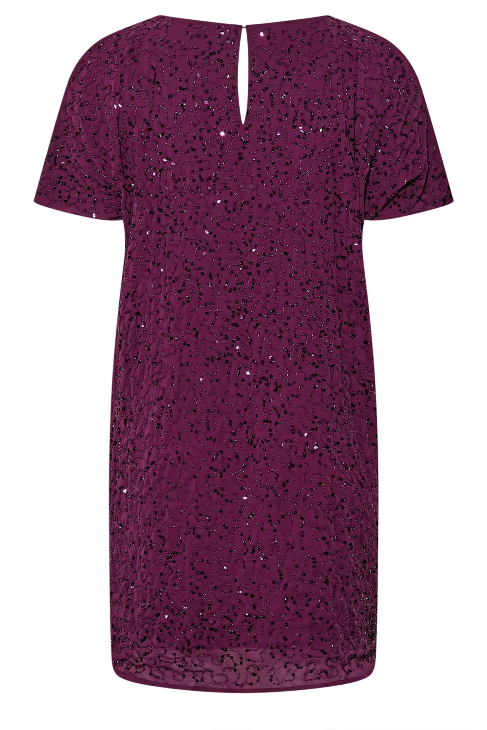 LUXE Curve Teal Green Sequin Hand Embellished Cape Dress