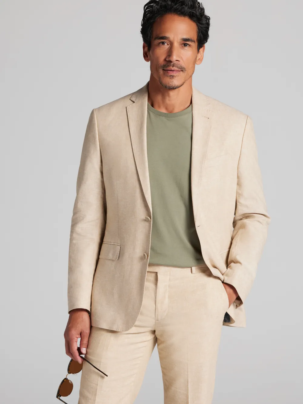 JOE Joseph Abboud Slim Fit Linen Blend Suit Jacket