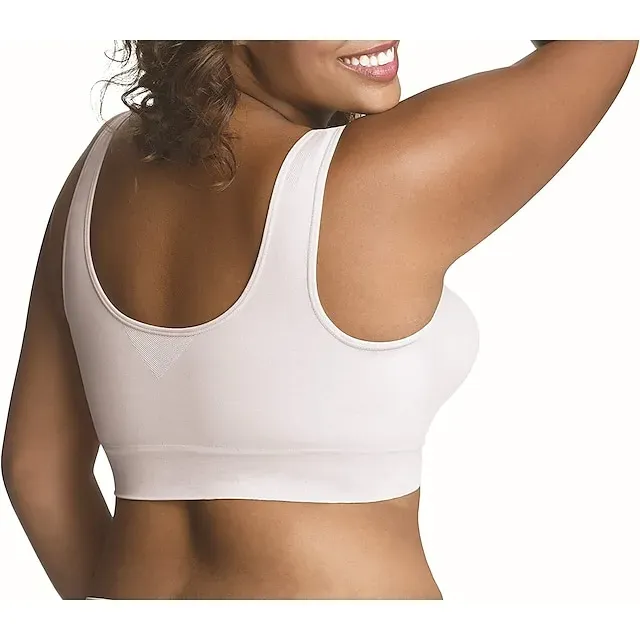 Underwear Women's Plus Size Deep U Comfortable Beauty Back Yoga Vest with Pads No Steel Ring Gathered Shock-proof Sports Bra