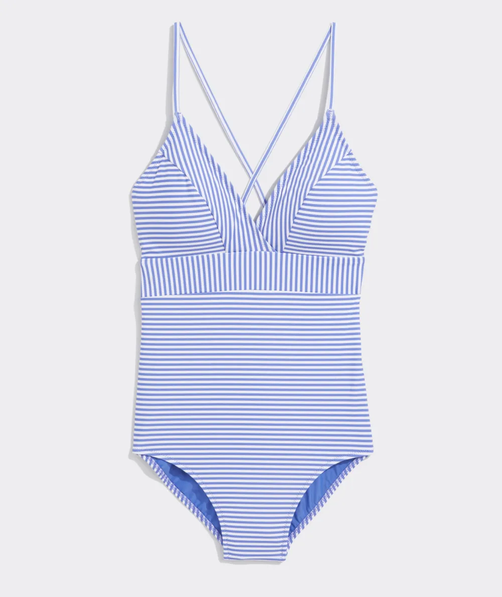 Vineyard Stripe Sconset One-Piece