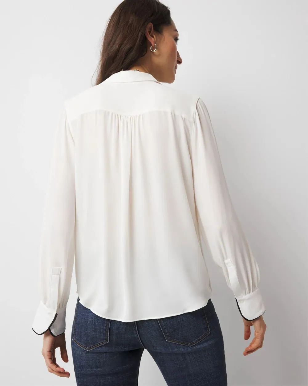 Soft Shirt with Piping