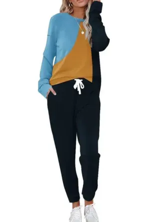 Lounge Sets for Women Two Piece Outfits Sweatsuits Sets Long Pant Loungewear Workout Athletic Tracksuits