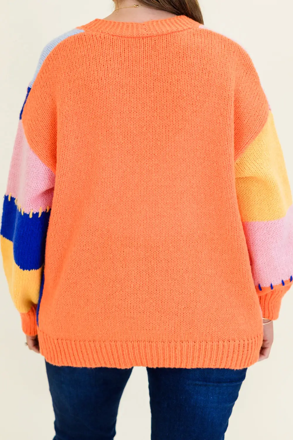 Count Your Promises Cardigan, Orange