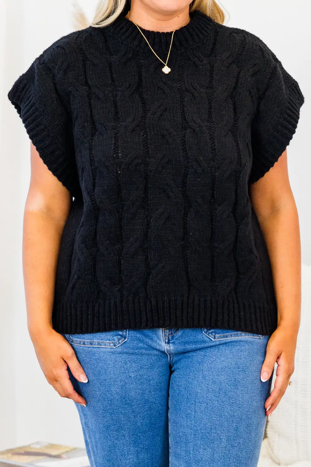 Cooling Down Sweater, Black