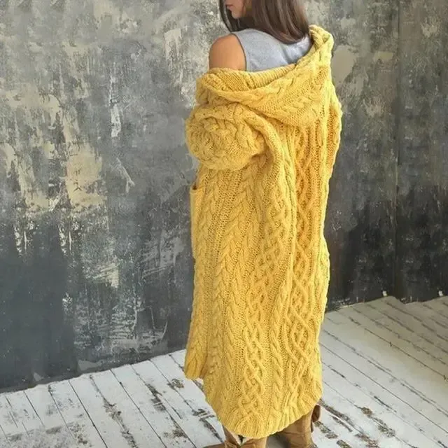 Casual Loose Stripped Hooded Coat��?Clearance Sale��