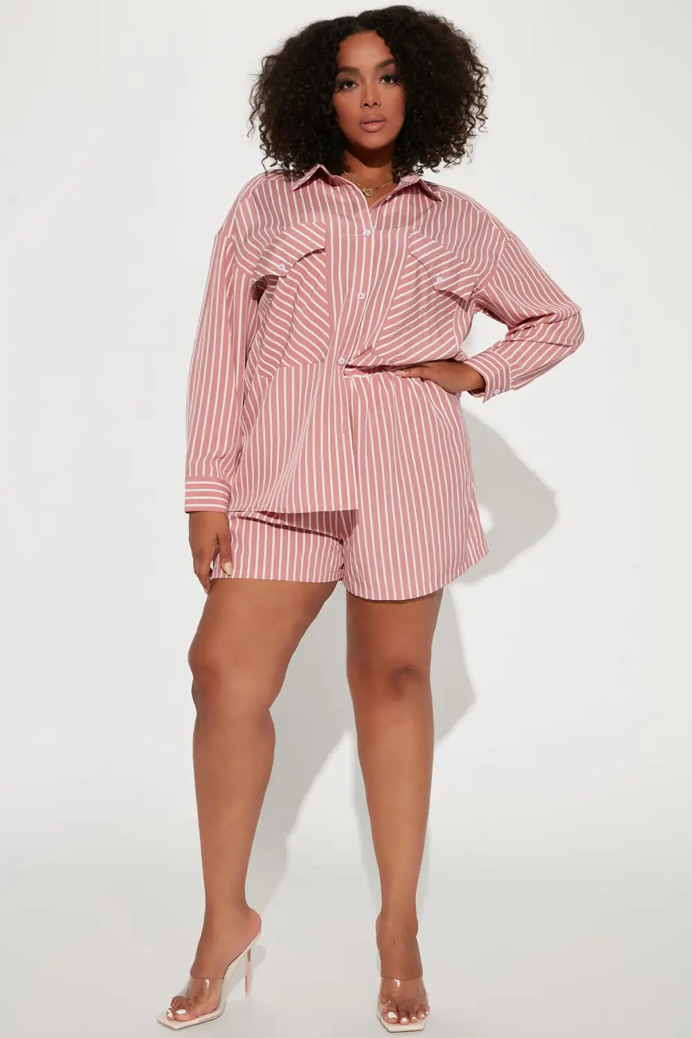 Kianna Short Set - Pink
