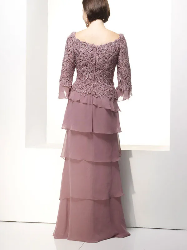 Party Wedding Tiered Temperament Women's Dress