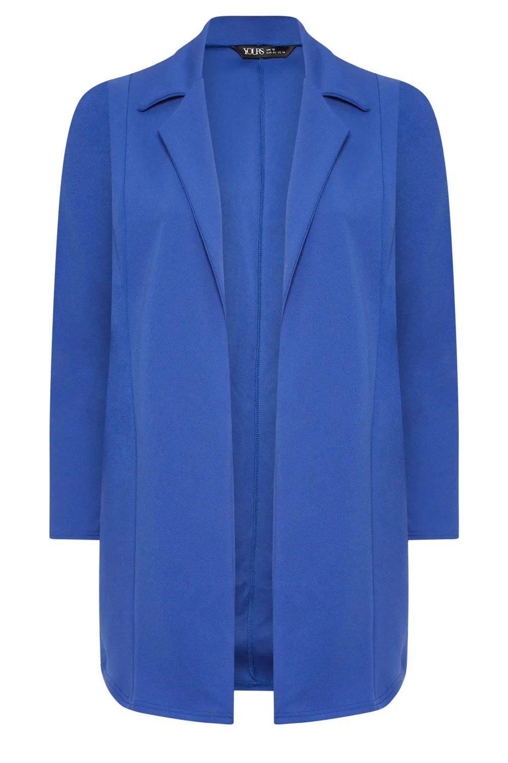 YOURS Curve Lime Green Scuba Blazer