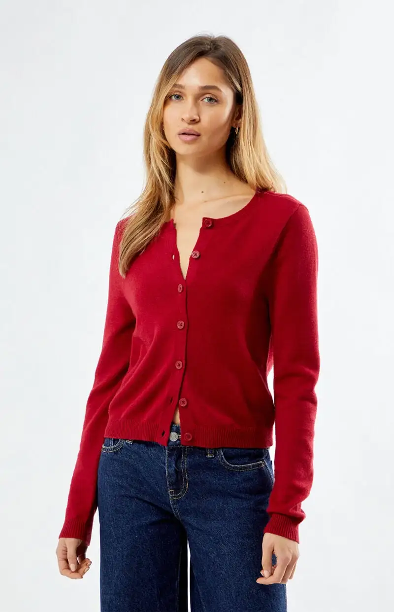 LA Hearts Marley Button Down Cardigan