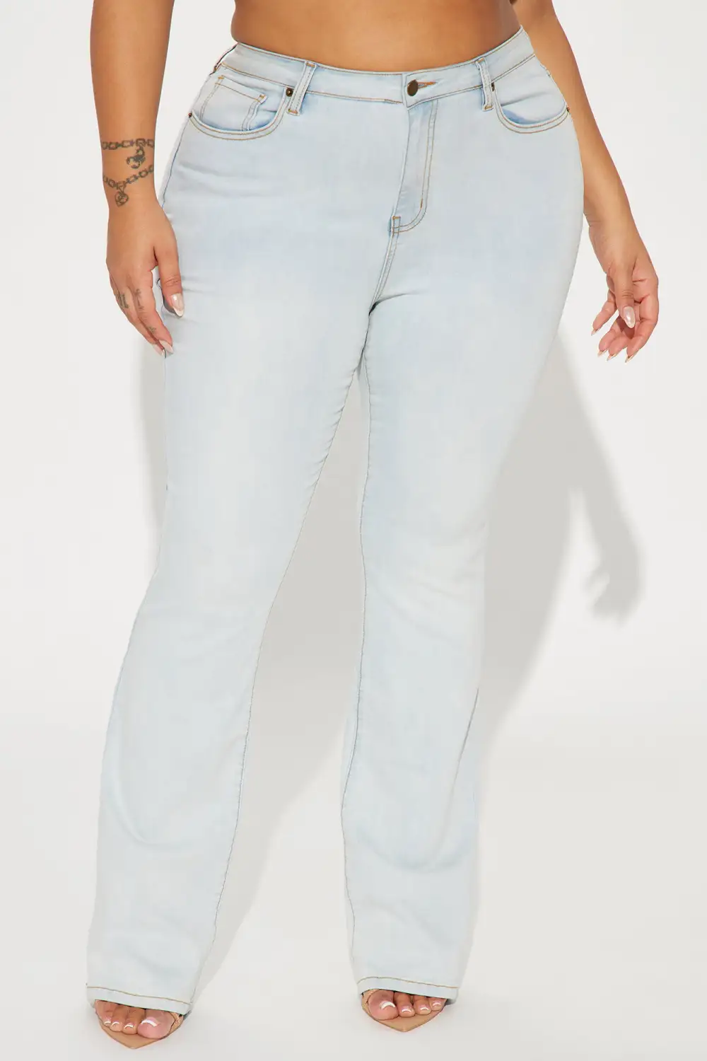 Flex Game Soft Stretch Bootcut Jeans - Light Wash