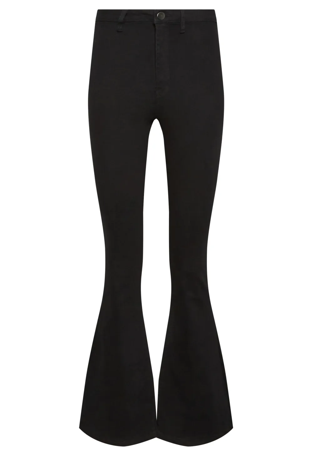 LTS Tall Black Denim Flared Jeans