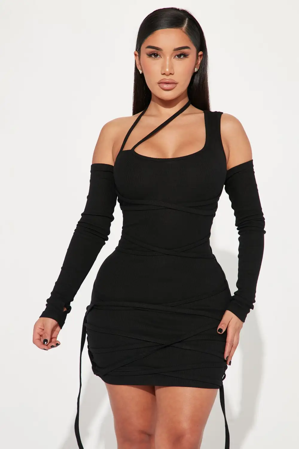 Cool Girl Mini Dress - Black