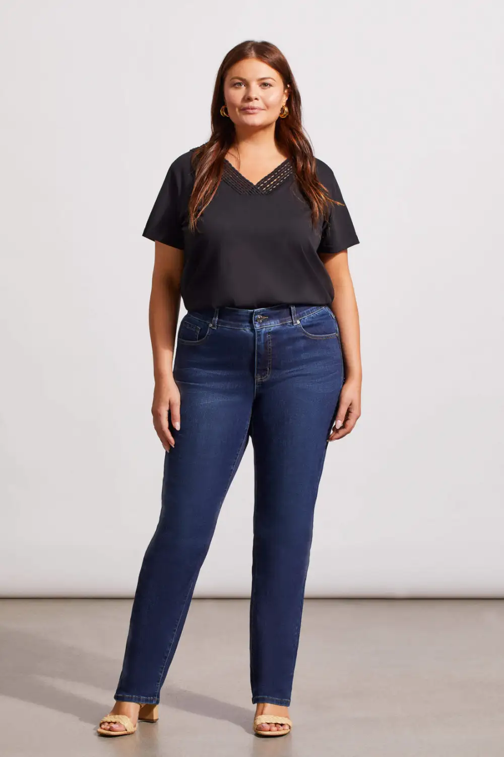 Sophia Curvy Straight Leg Jeans-Deepocean
