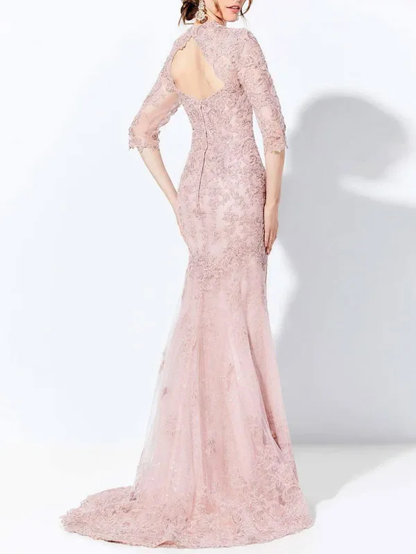 Lace slim fit temperament Mother Of The Bride Dress