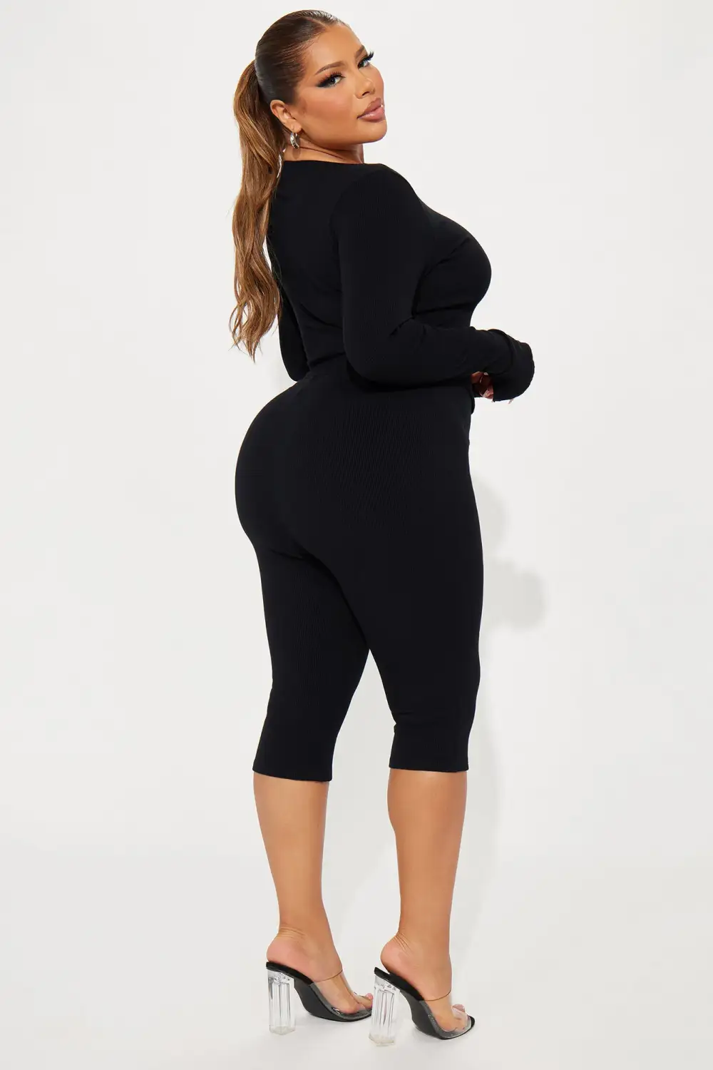 Eliza Snatched Pant Set - Black