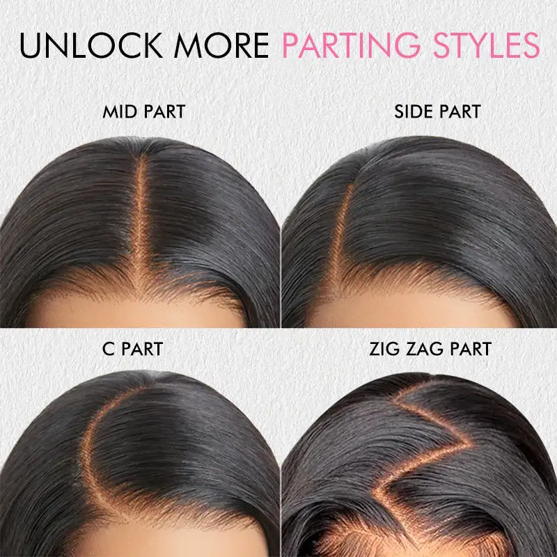 7×6 HD Lace Loose Body Wave Wig Glueless Invisible Lace Human Hair Wig