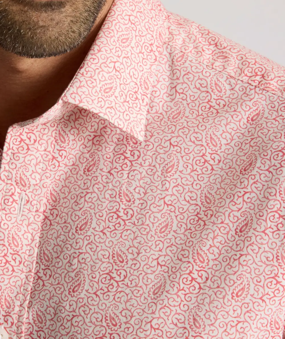 Stretch Cotton Short-Sleeve Coldwell Shirt