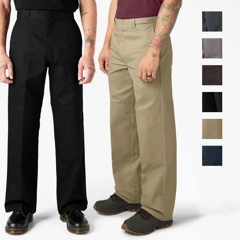Loose Fit Double Knee Work Pants