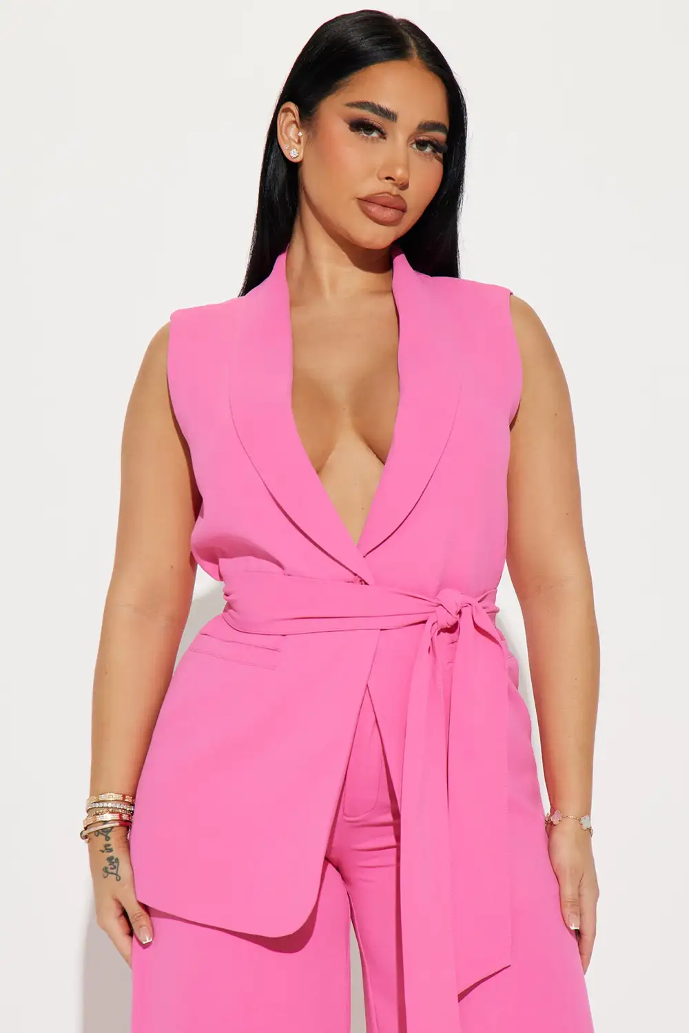 Never Met You Pant Set - Pink
