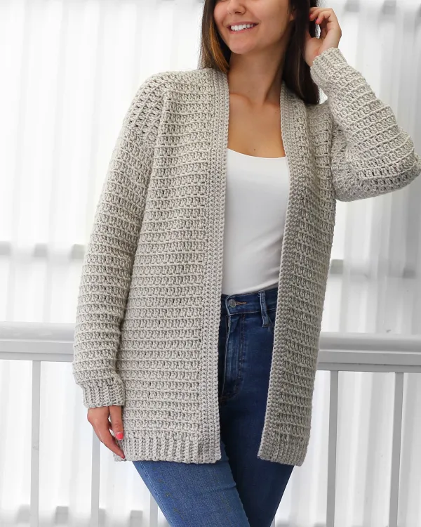 Women's Crochet Cardigan Top