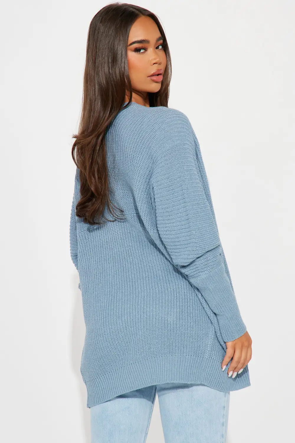 Reserved For You Cardigan - Dusty Blue