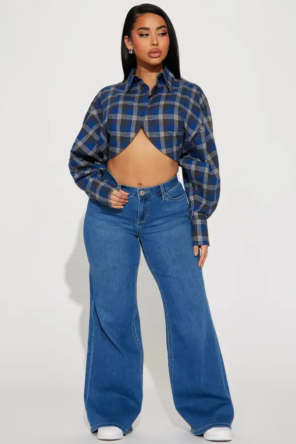 Clarity Mind Plaid Shirt - Blue/combo