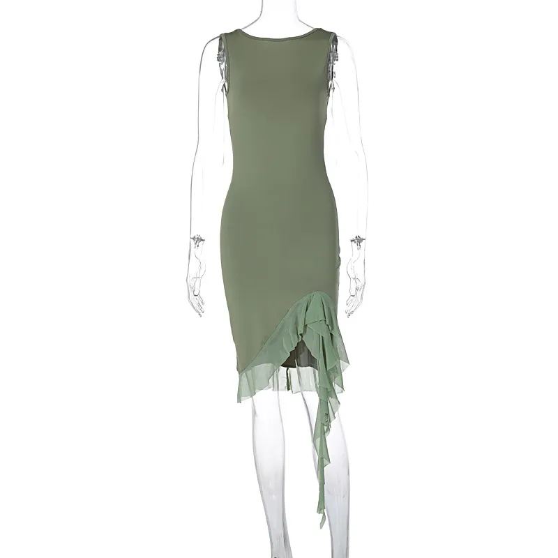 Essential Waist-Controlled Midi Dress