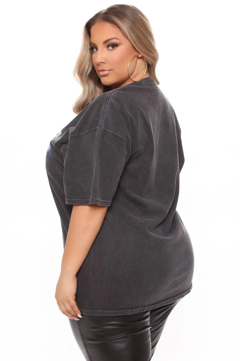 Biggie Smalls Glitter Top - Black