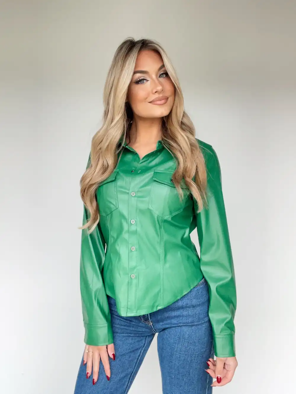 Sleek Button Down Top