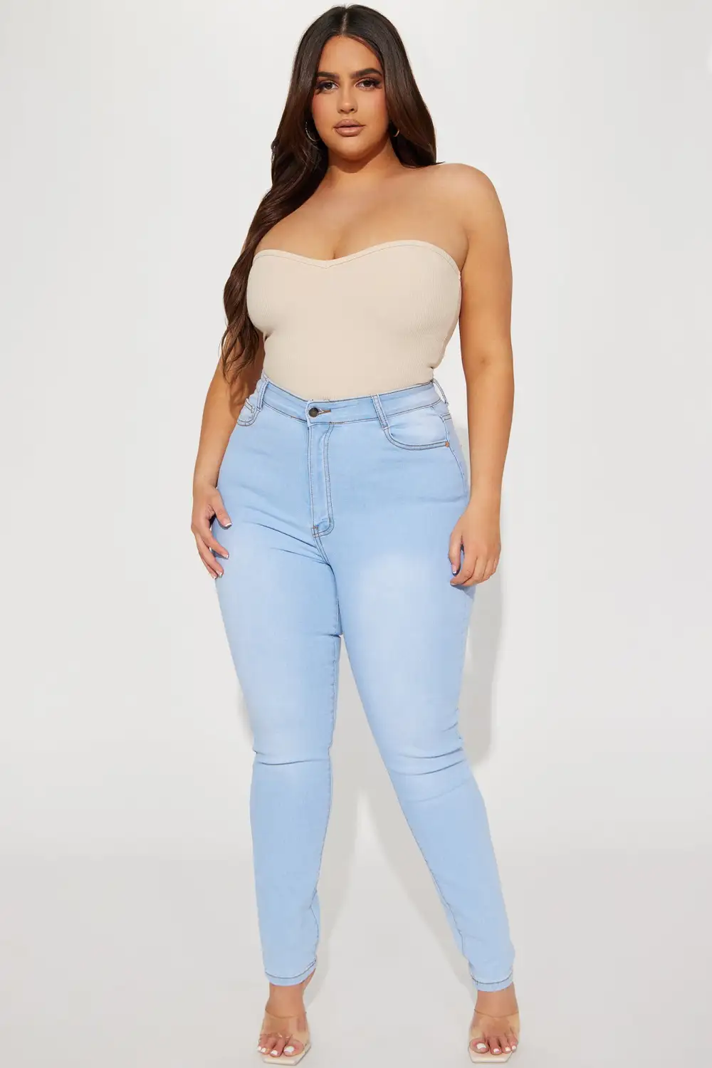 Nicolette Snatched Tube Top - Cream