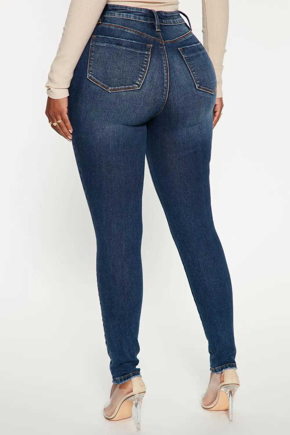 On The List Deluxe Stretch Skinny Jean - Dark Wash