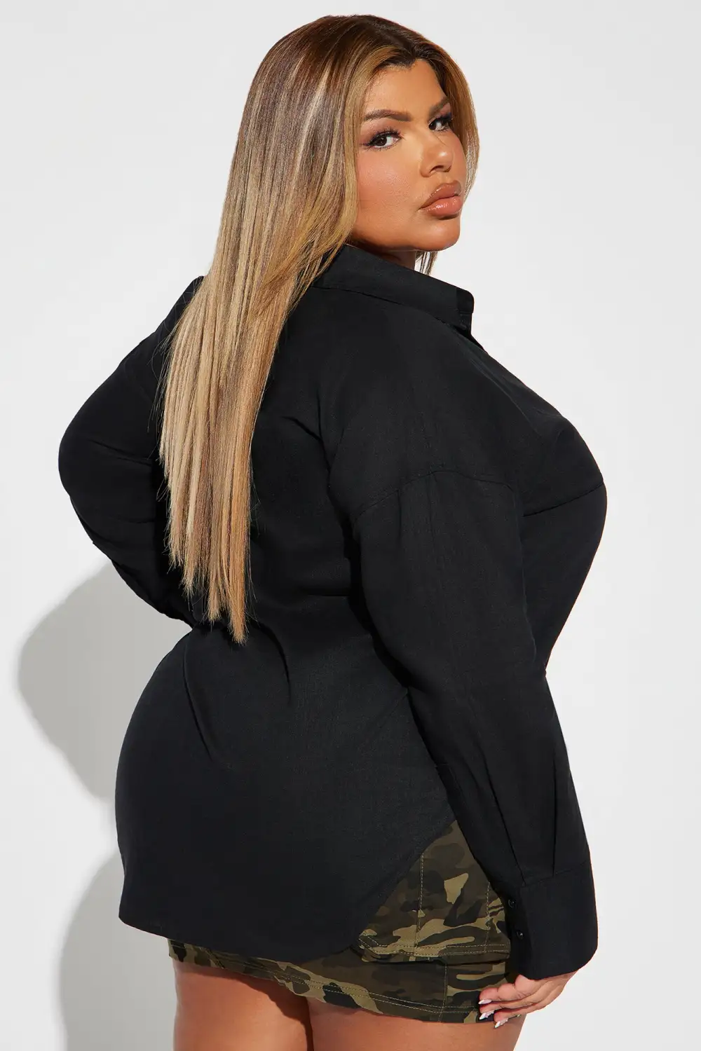 Always Simplistic Linen Shirt - Black