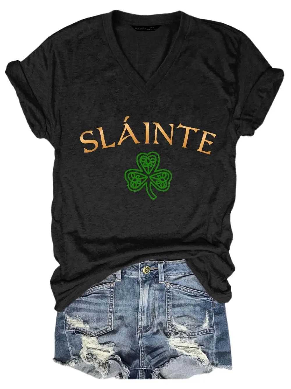 Women's Slainte St. Patrick's DayPrint T-Shirt