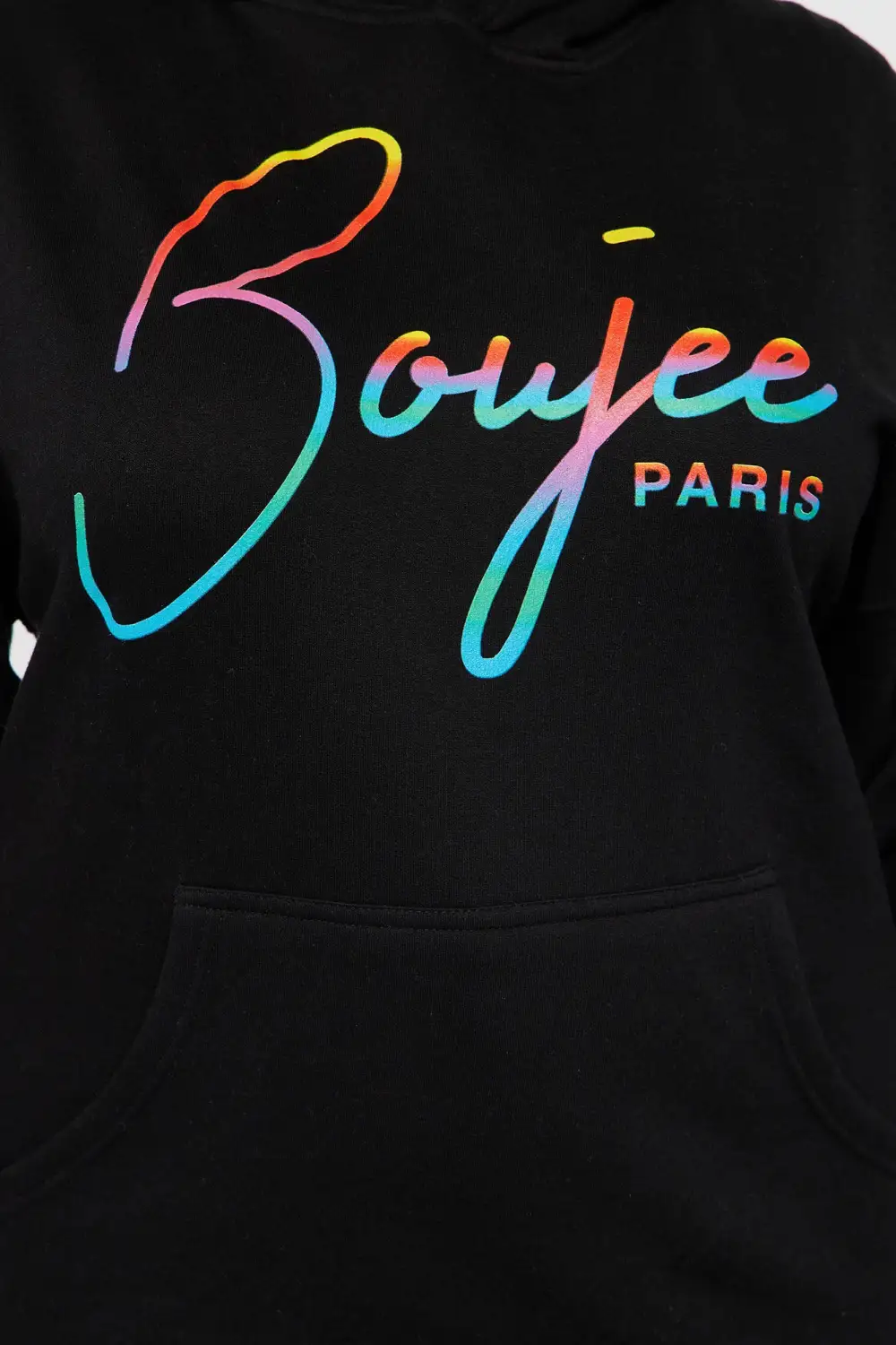 Boujee In Paris Hoodie - Black