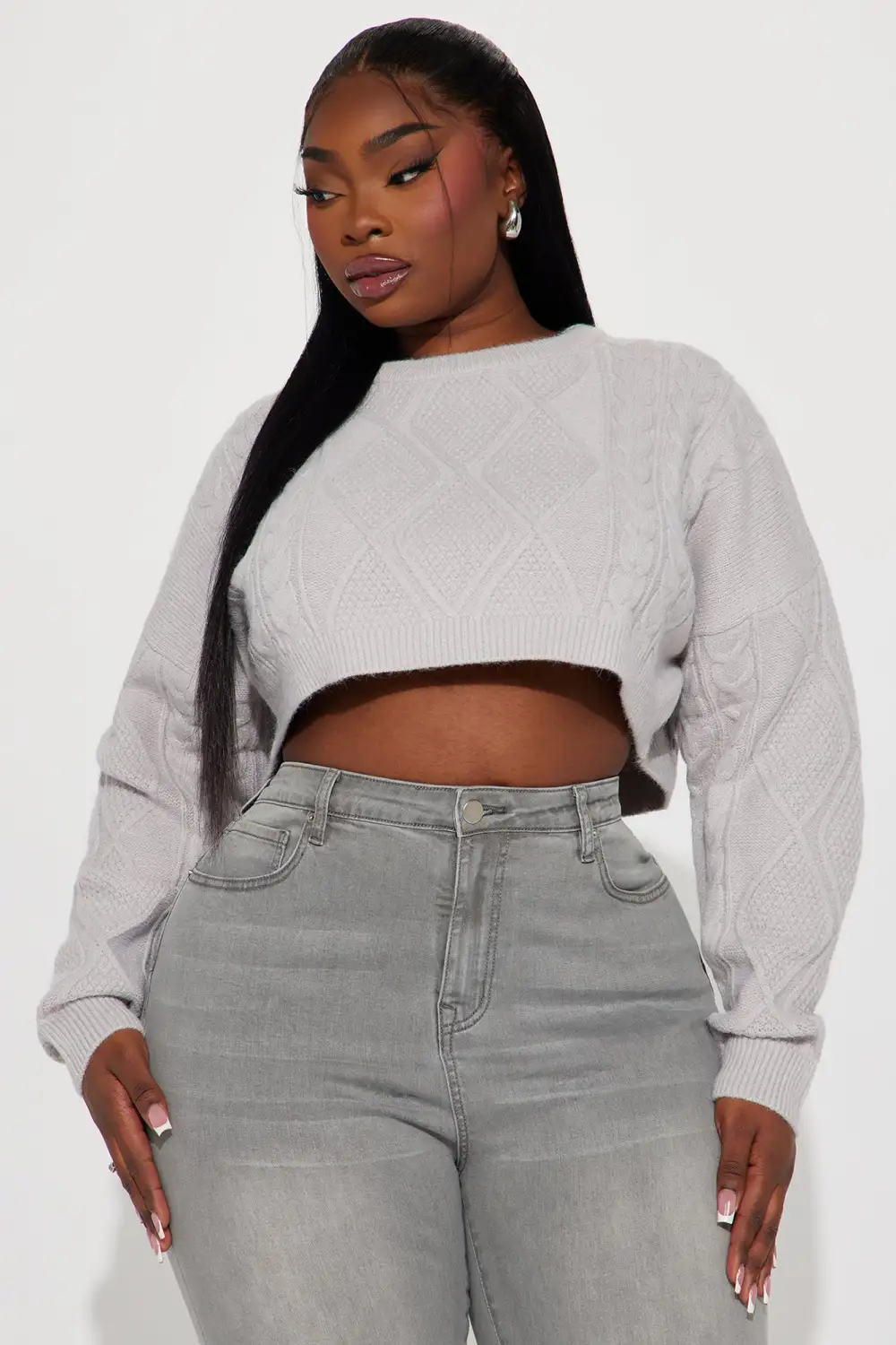 Promenade Dates Sweater - Grey