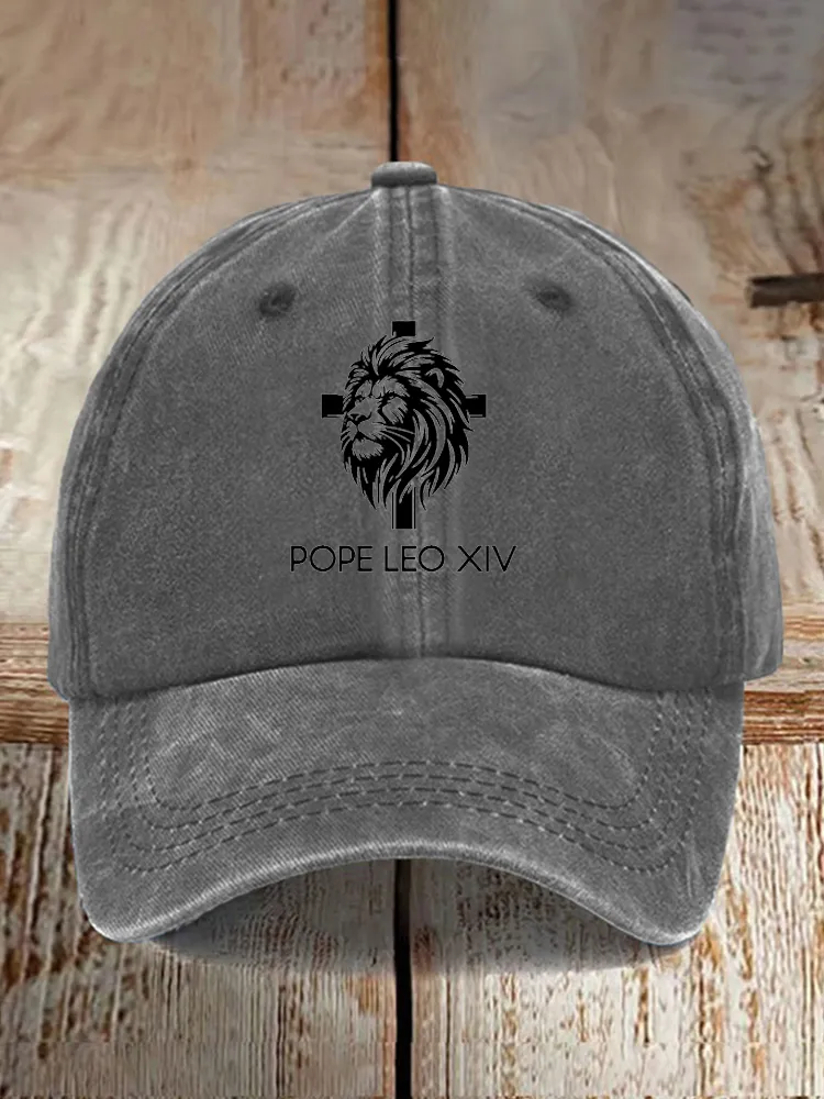 Habemus Papam Leon Xiv Printed Baseball Caps