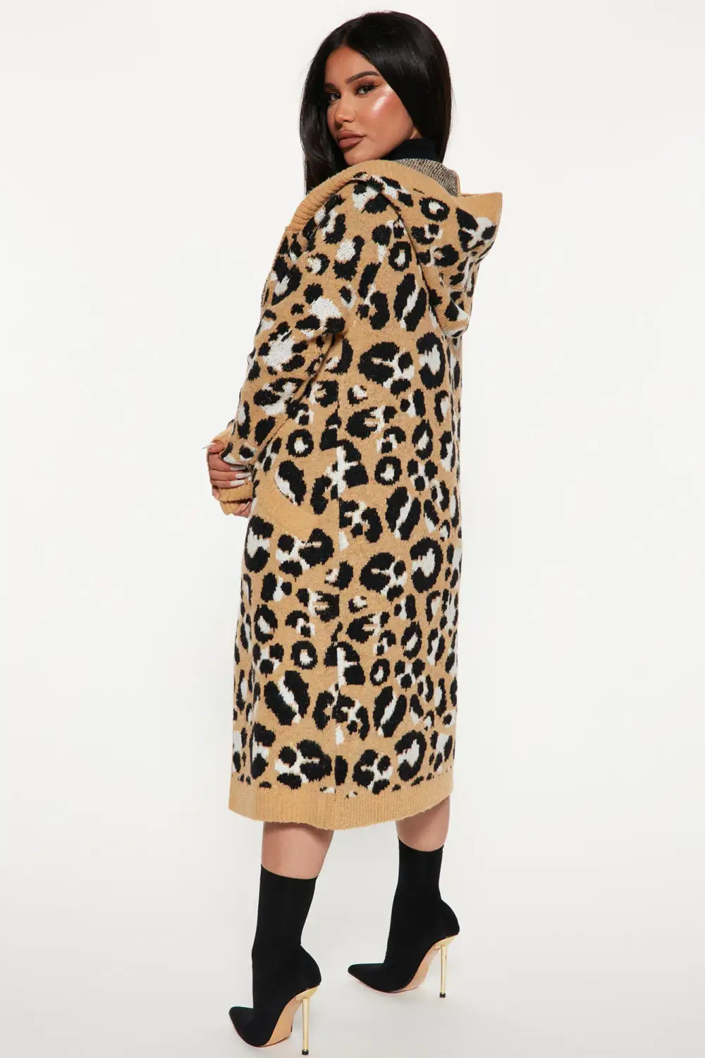 Dangerously Beautiful Leopard Cardigan - Taupe/combo